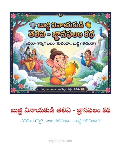 The Story of Little Ganesha & The Golden Mango (Jnana Phalam)