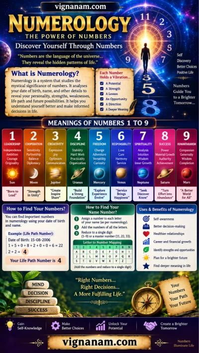 Numerology: Meaning of Numbers 1–9 | Life Path & Name Numbers